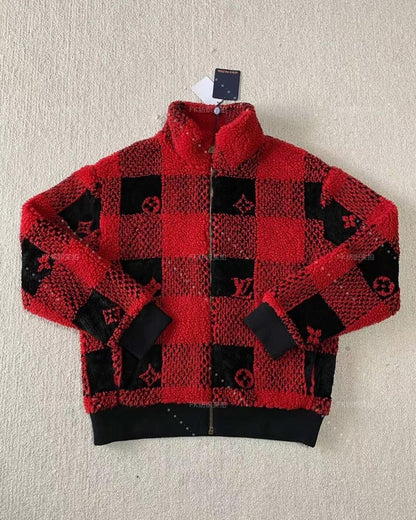 Lv Damier Fleece Blouson