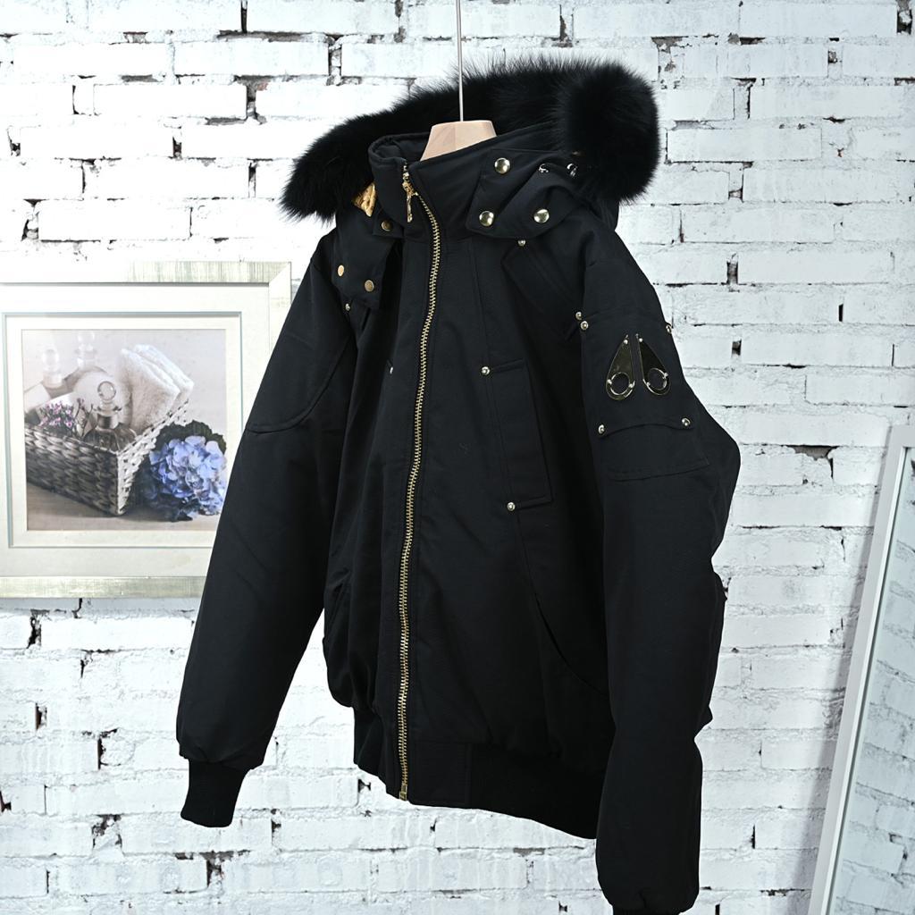 Moose K Bomber Hoodied Jacket Gold Edition