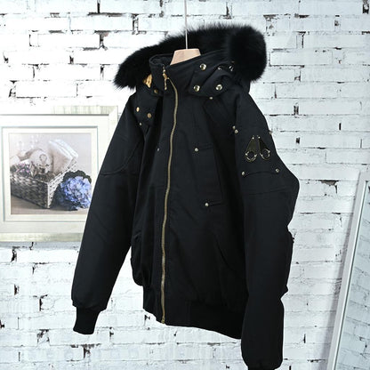 Moose K Bomber Hoodied Jacket Gold Edition