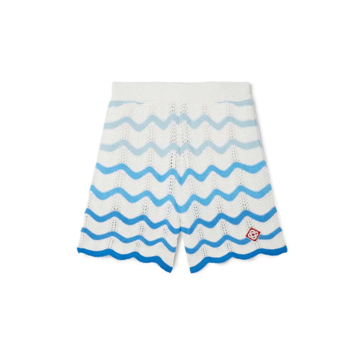 Casablanca Gradient Wave Texture Shorts