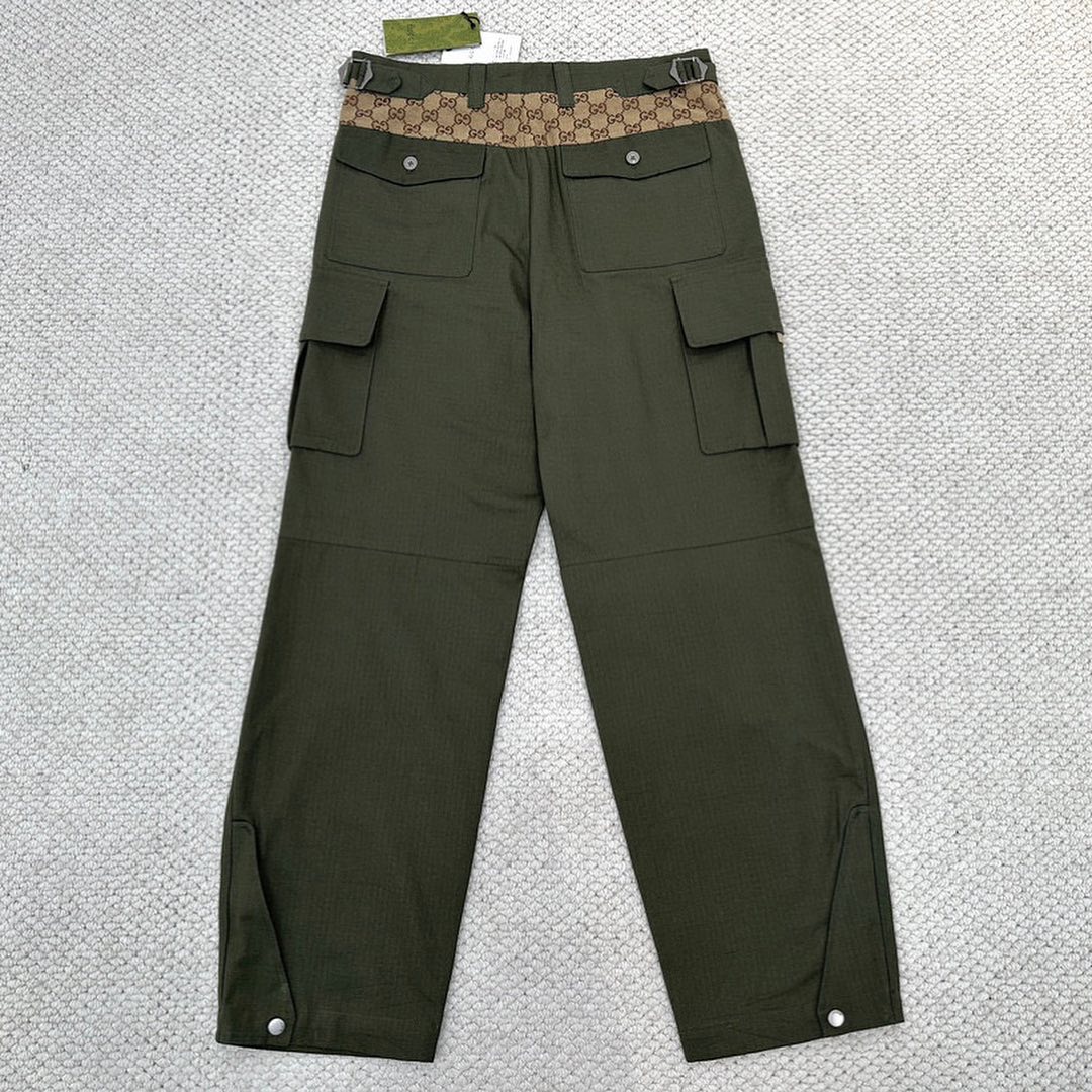 GG COTTON CANVAS PANTS