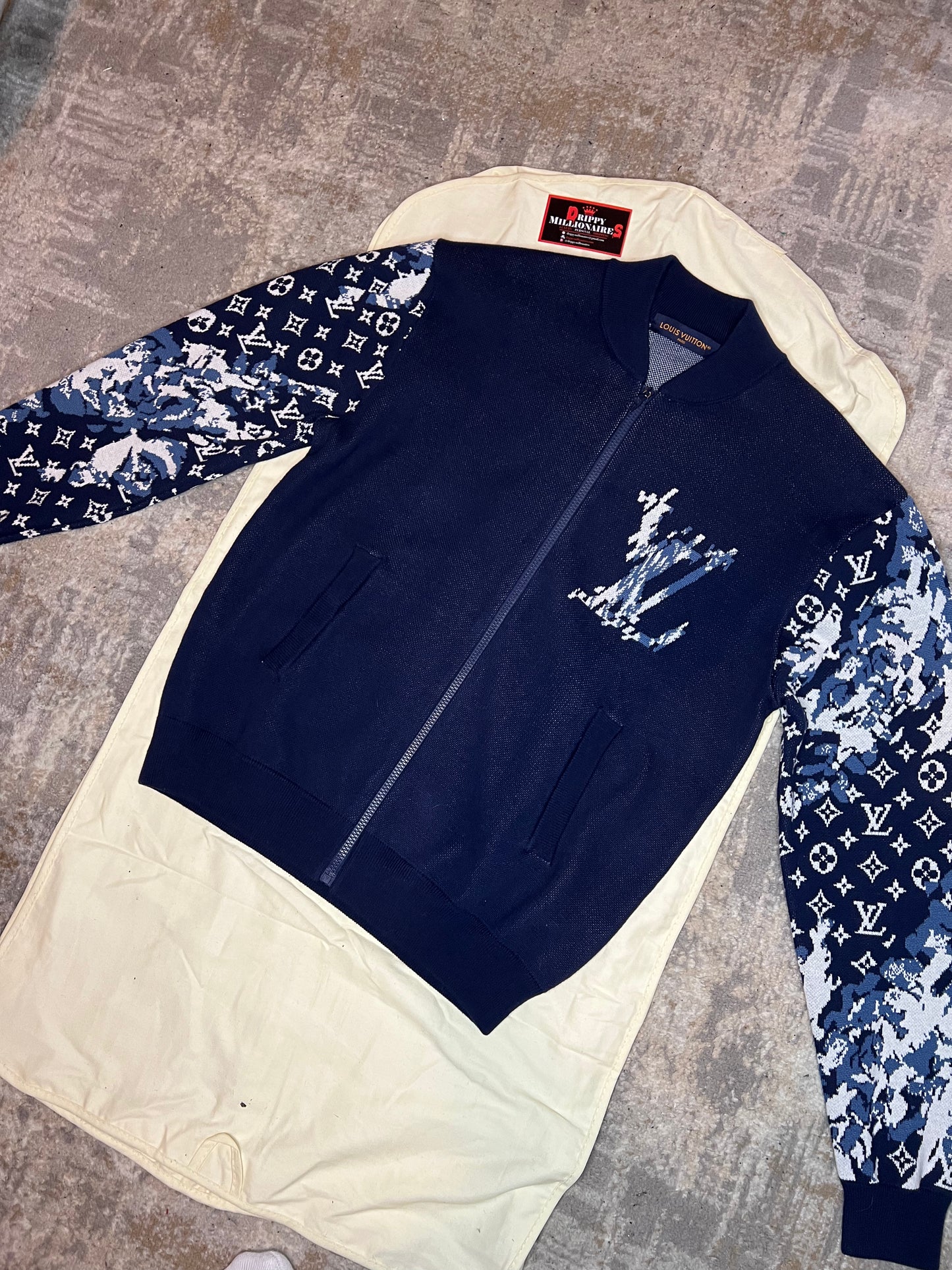 LV Zipped Cotton Blend Blouson