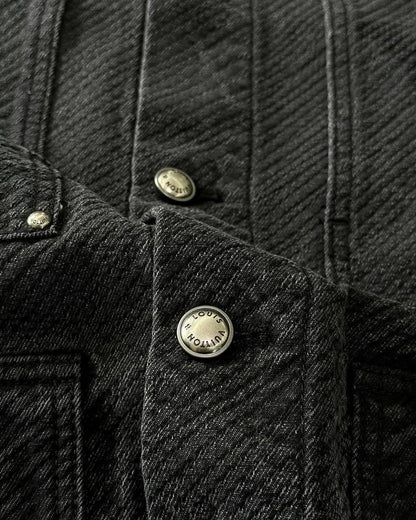 Louis Vuitton Monogram Denim Jacket and Jeans Set