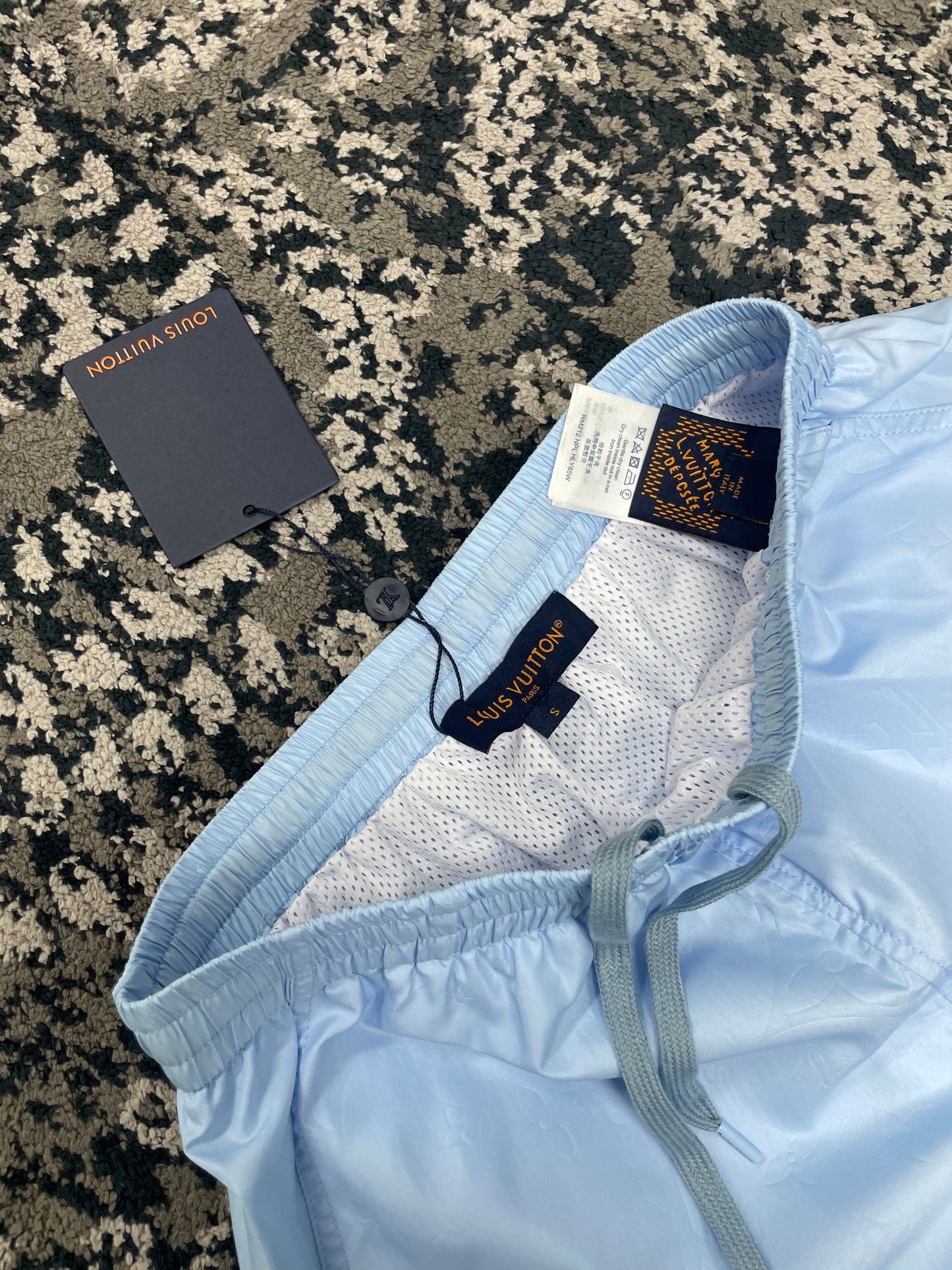 Lv Monogram Nylon Swim Board Shorts
