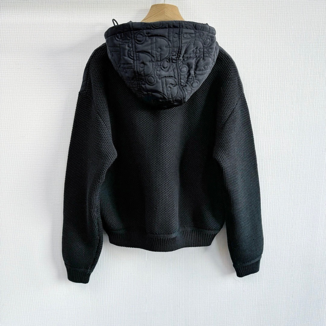 CD Oblique Hooded Blouson Jacket