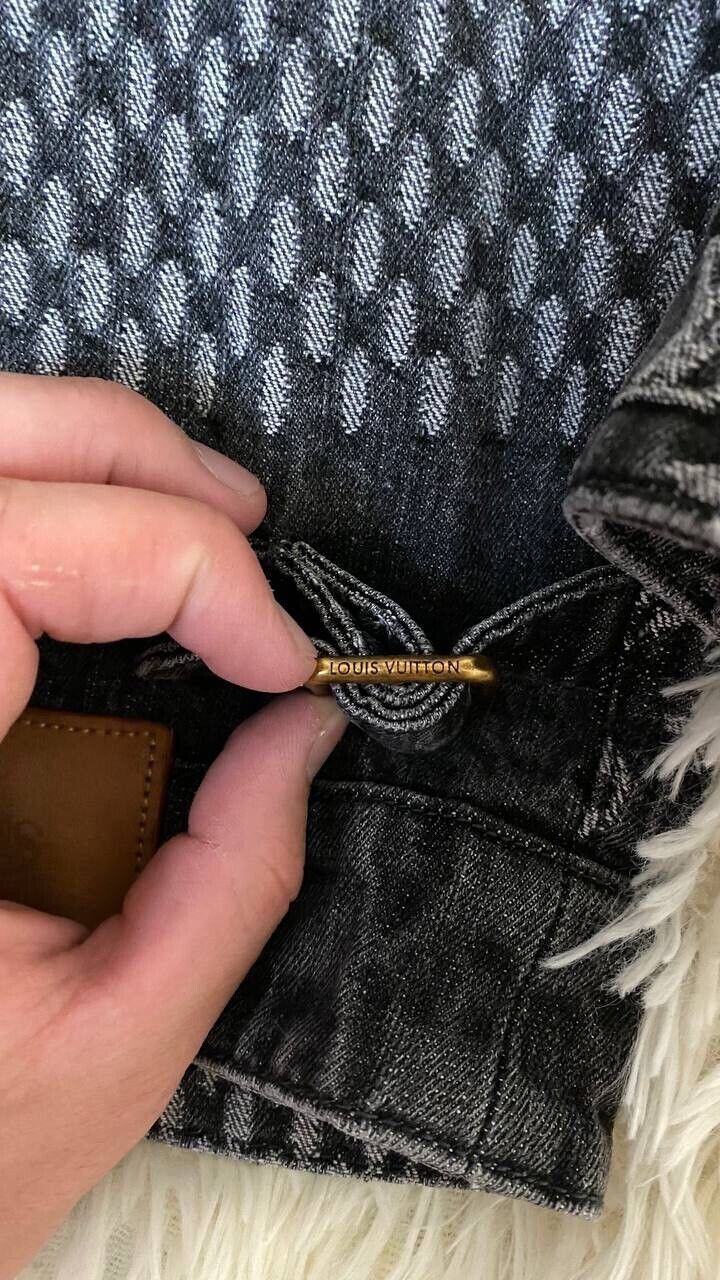 Lv X Supreme Monogram Denim Jacket