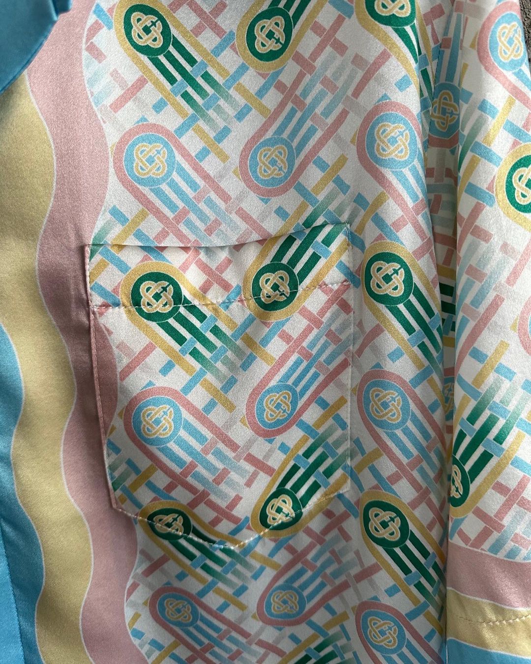 Casablanca Short Silk Shirt