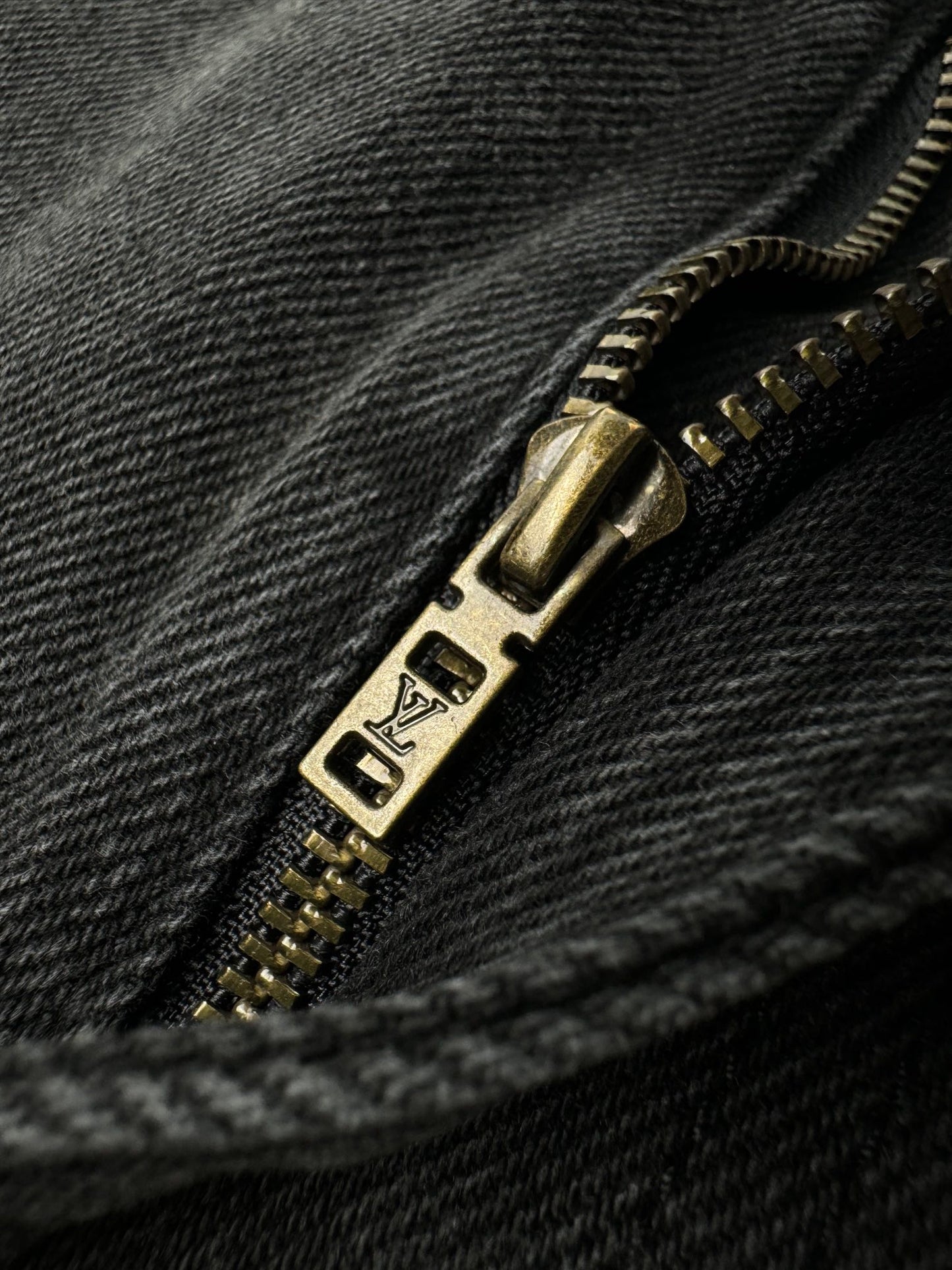 LV Embroidered Denim Pants