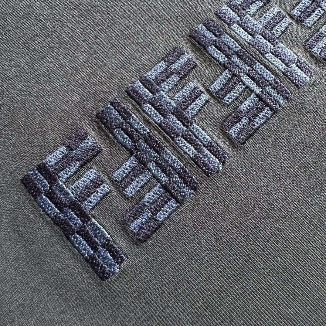 FND Anagram Logo Embroidered Jersey T-Shirt