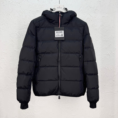 MNCLR  GRENOBLE BLACK NYLON HINTERTUX DOWN JACKET
