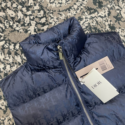 CD OBLIQUE DOWN VEST TECHNICAL NAVY