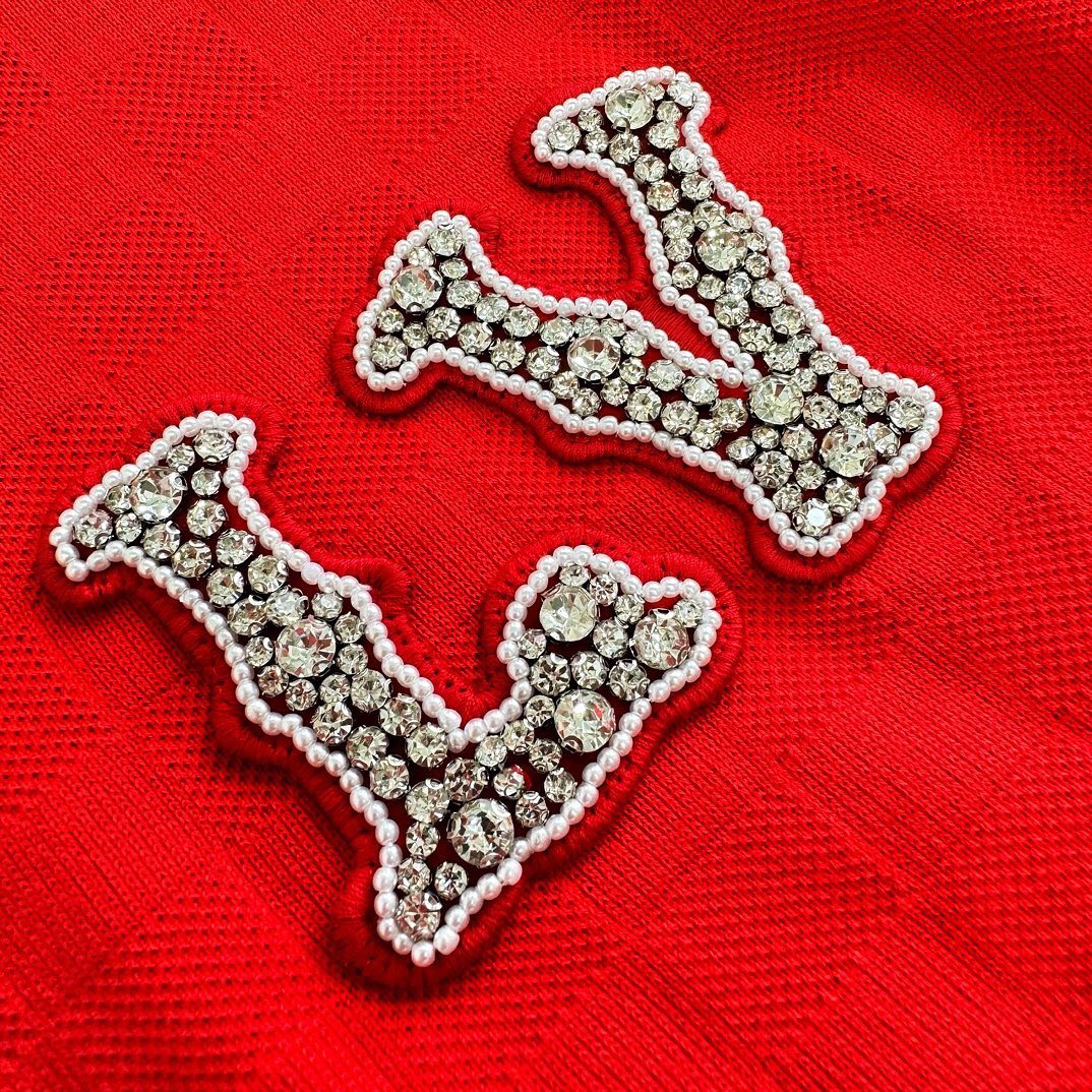 Lv Short-Sleeved Damier Wool Shirt