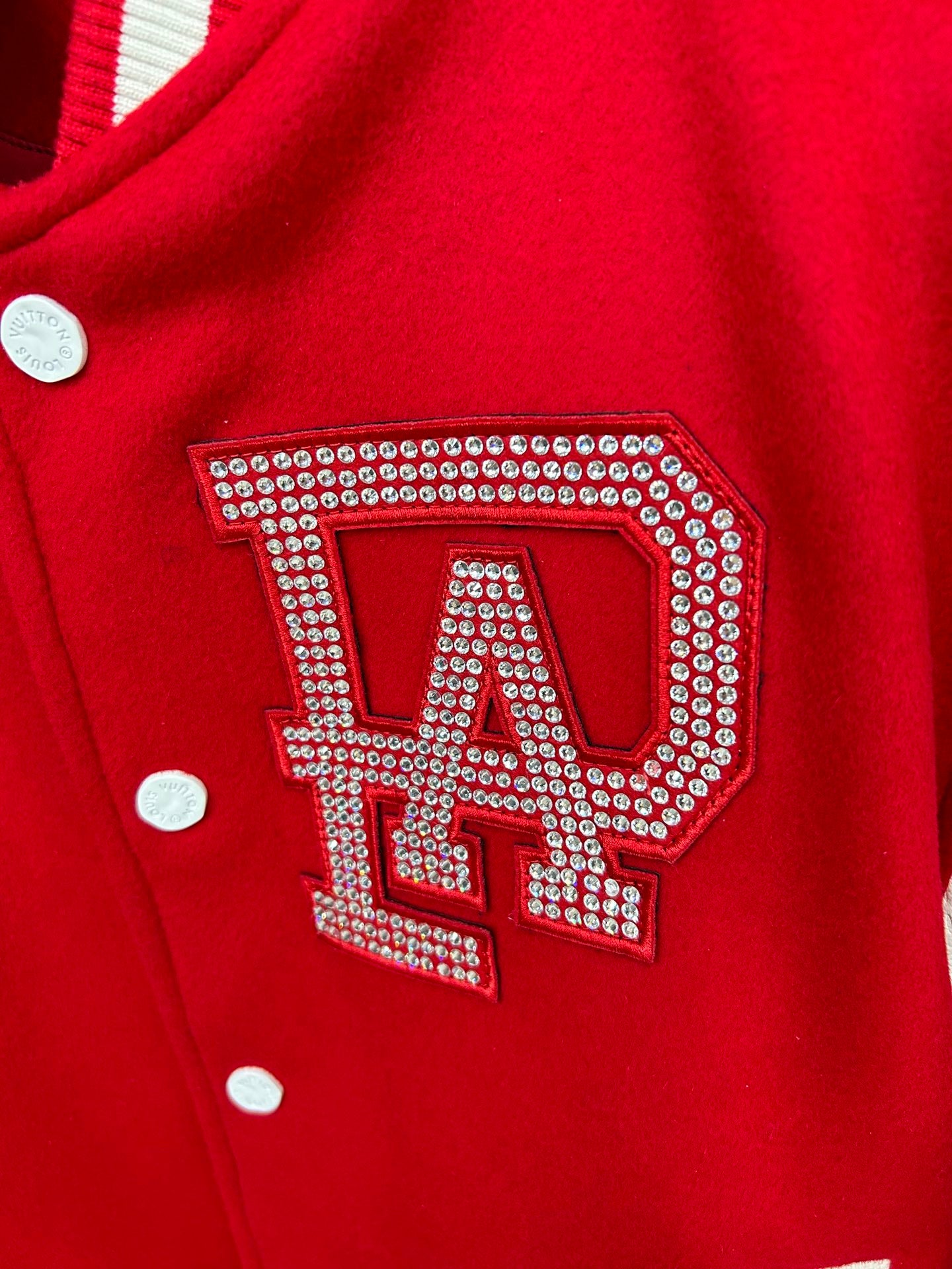 Lv Pharel Mix Leather Varsity Blouson