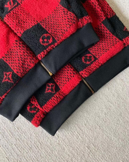 Lv Damier Fleece Blouson