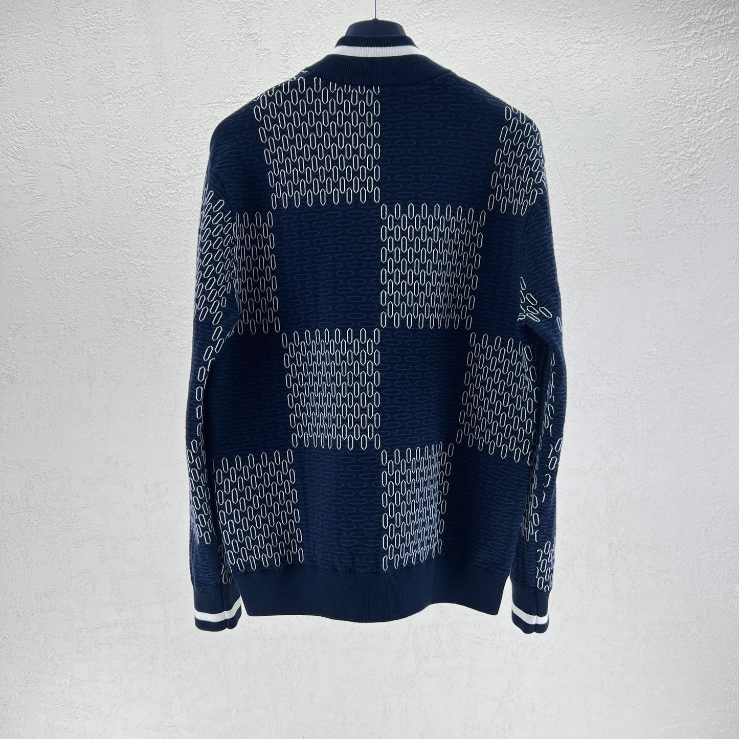Lv Damier Quilted Cotton Bomber
