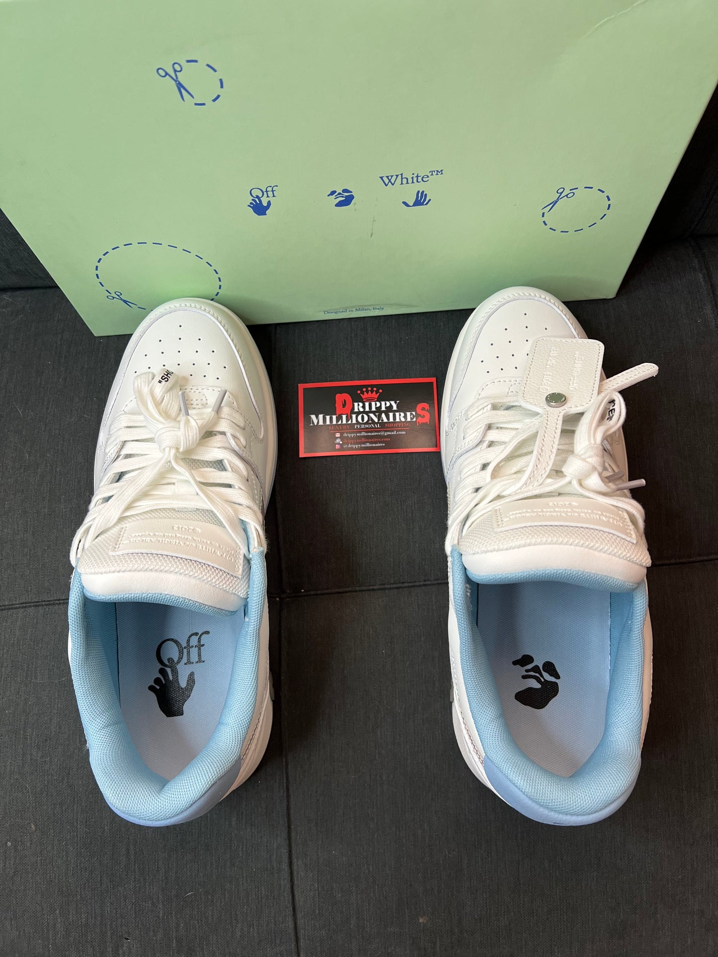 OFF-WHITE Out Of Office OOO Low Tops