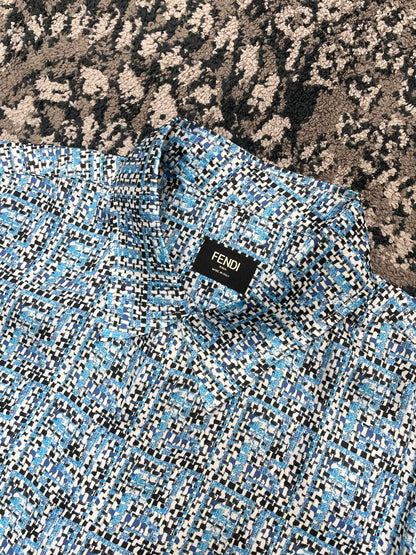 FND Anagram Logo Embroidered Jersey T-Shirt