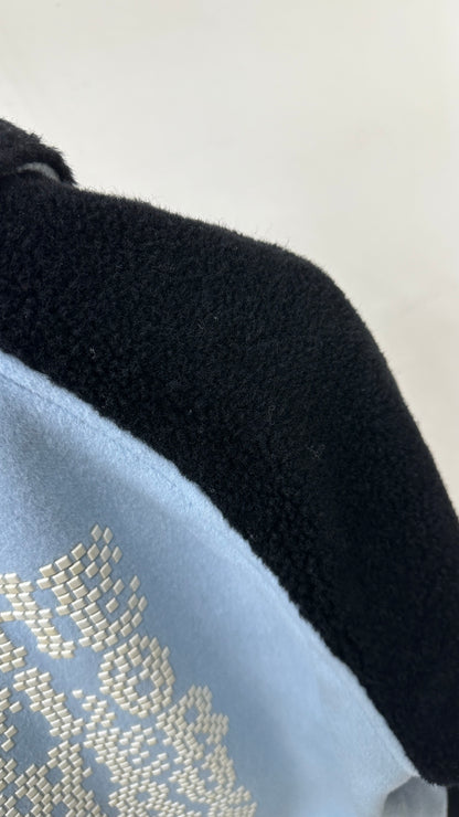 Lv Wool Blouson With Crystals