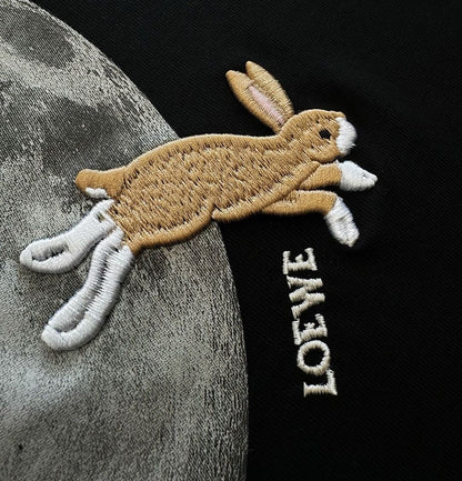 LOEWE Logo Embroidered Cotton Jersey T-Shirt