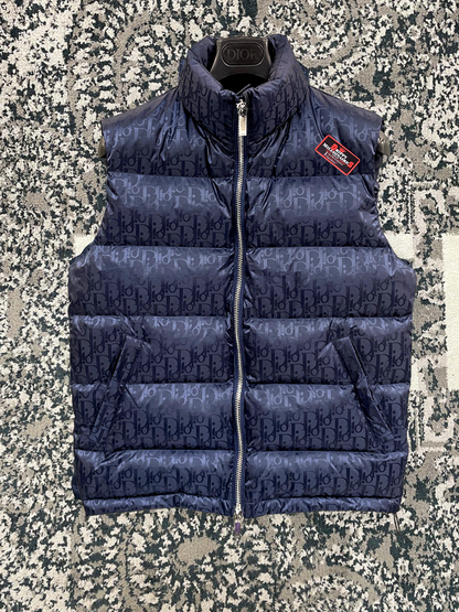 CD OBLIQUE DOWN VEST TECHNICAL NAVY