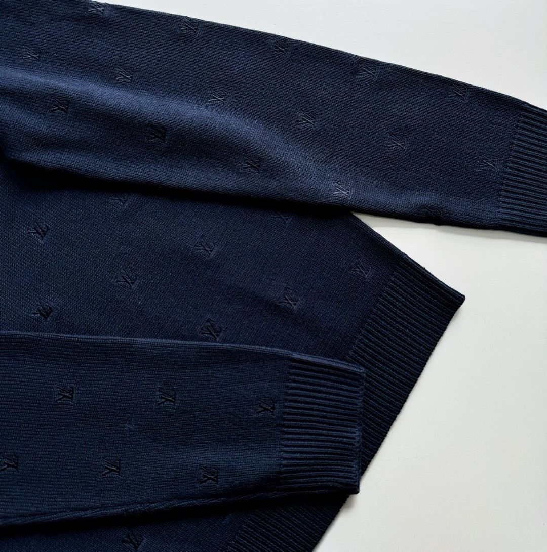 LV Blouson All Over Embroidered Crewneck