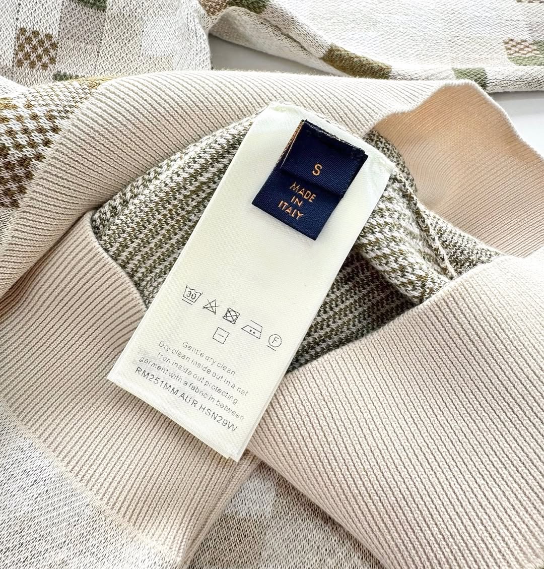 LV Embroidered Cotton Sweatshirt