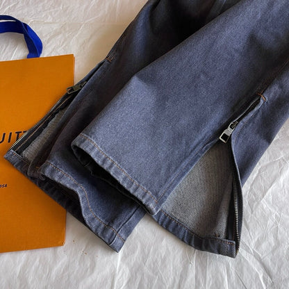 LV Monogram Denim Carpenter Pants