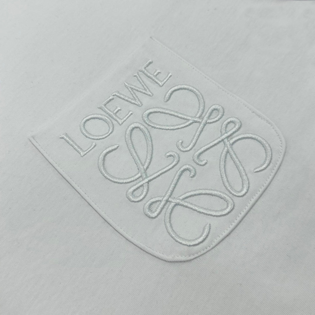 LOEWE  Anagram Logo Embroidered Cotton Jersey T-Shirt
