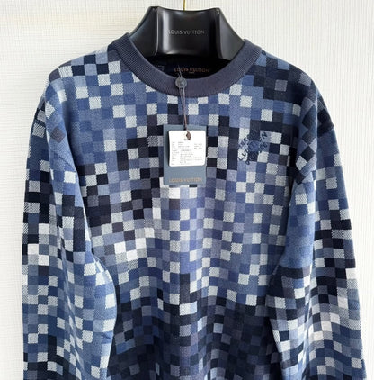 LV Embroidered Cotton Sweatshirt
