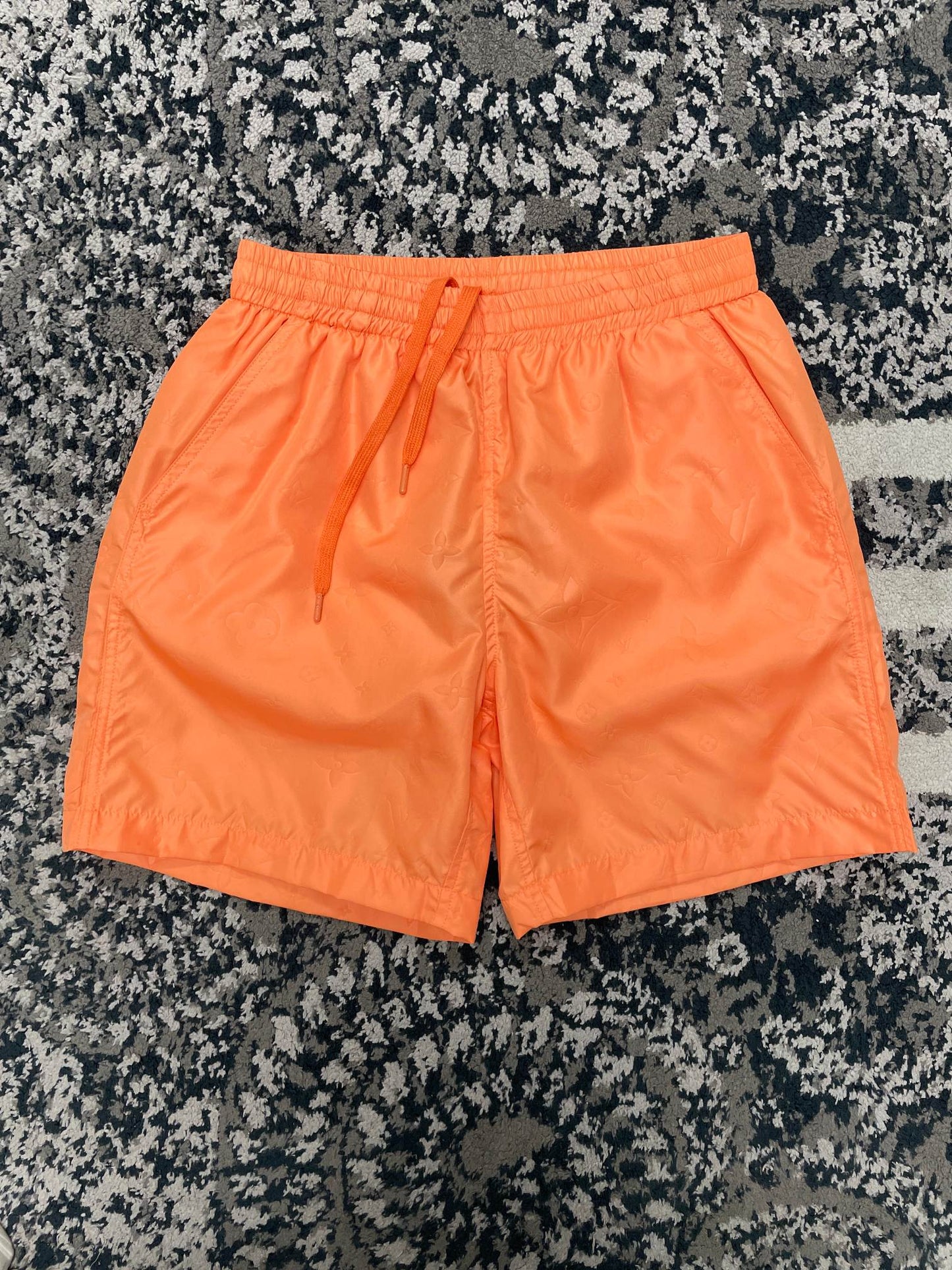 Lv Monogram Nylon Swim Board Shorts