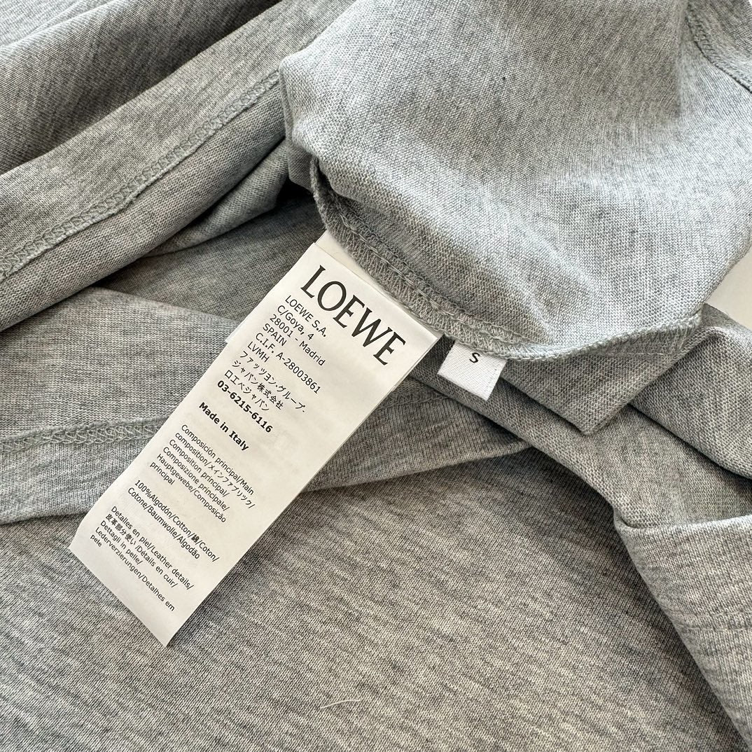 LOEWE Logo Embroidered Cotton Jersey T-Shirt