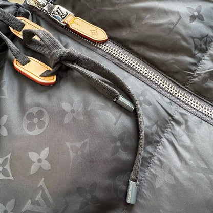 LV Monogram Hoodied Down Jacket