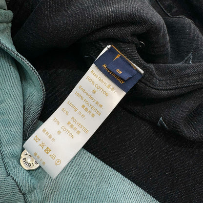 Lv Embroidered Denim Blouson
