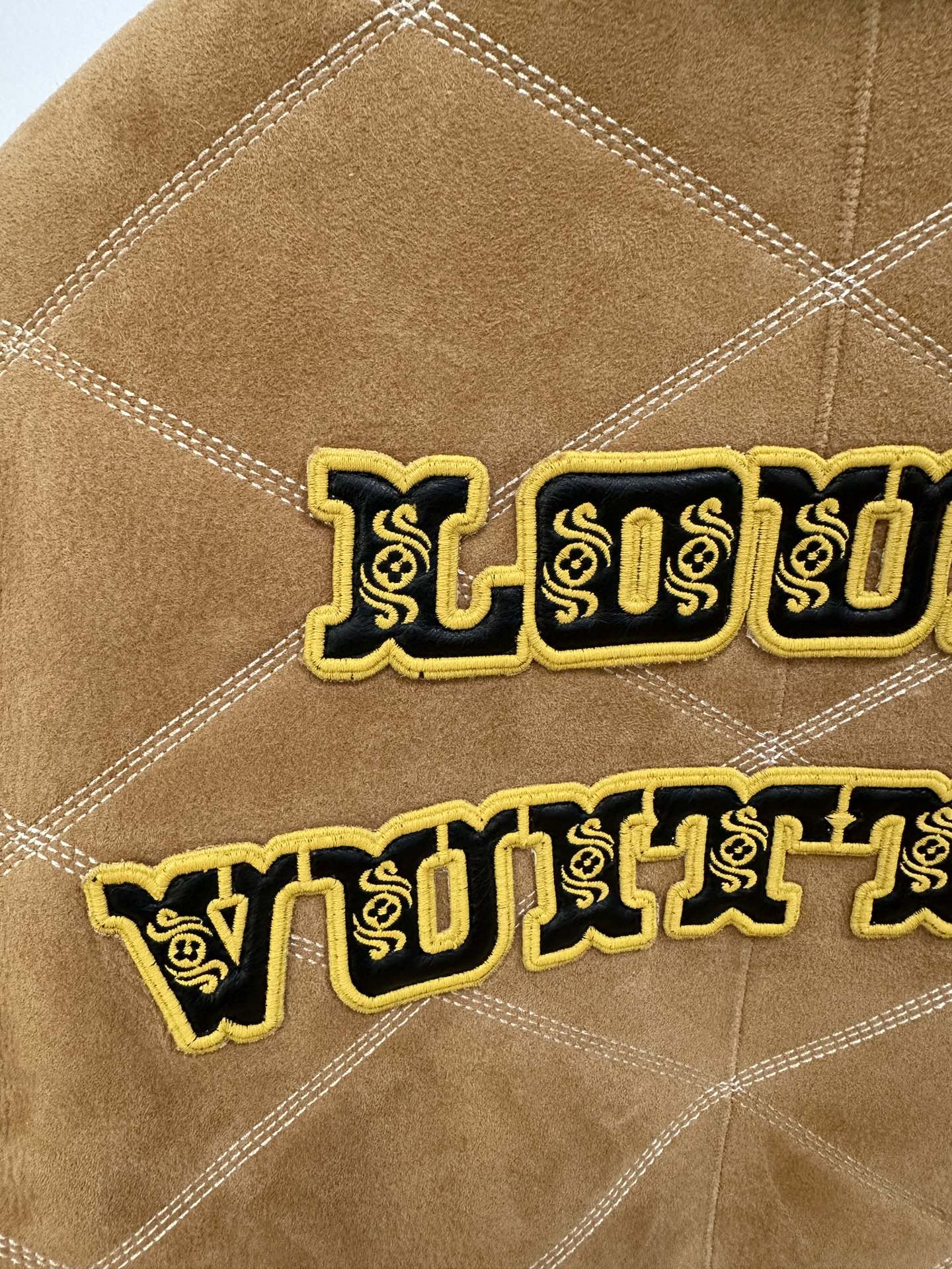 LV Shearling Embossed Jacket