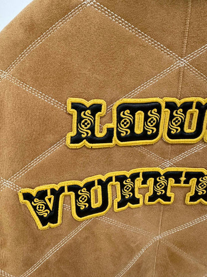 LV Shearling Embossed Jacket