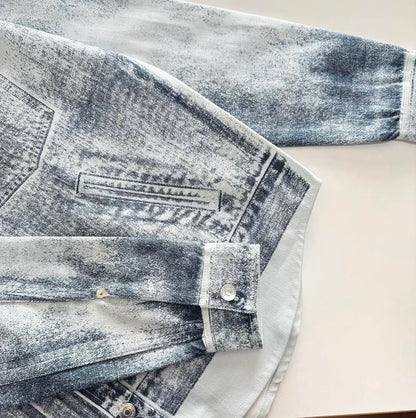 CD Washed Denim Overshirt