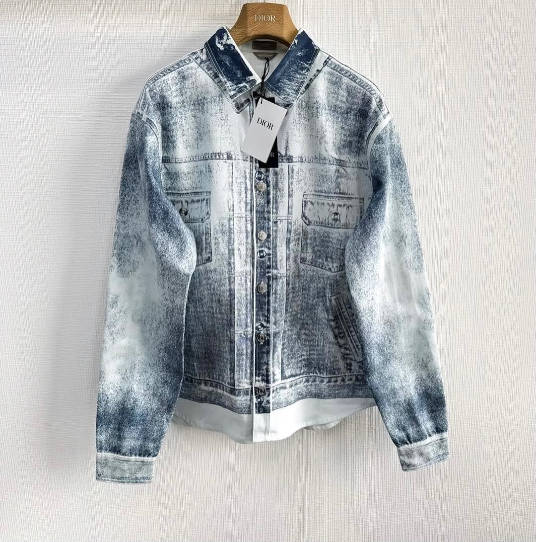CD Washed Denim Overshirt