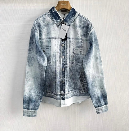 CD Washed Denim Overshirt