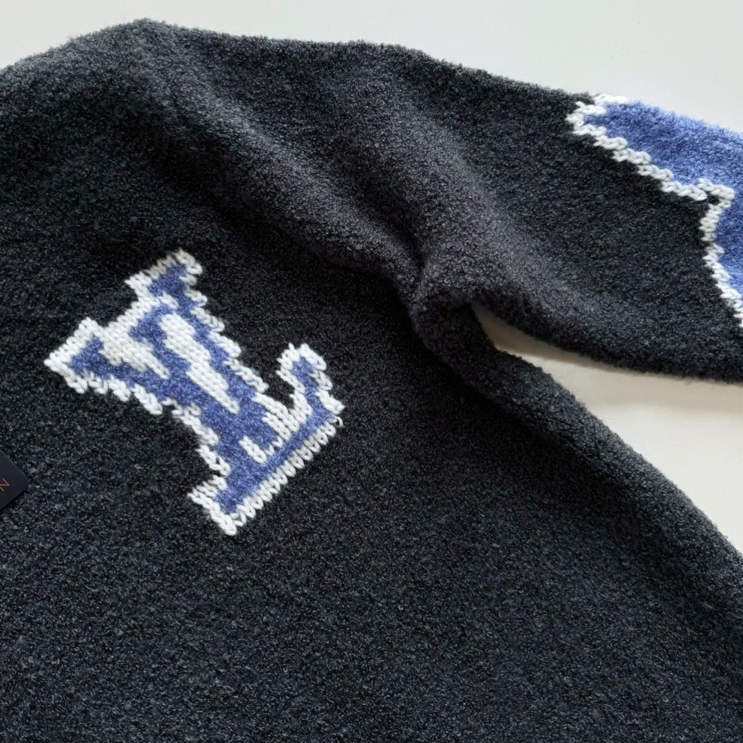 Lv Embroidered Signature Crewneck