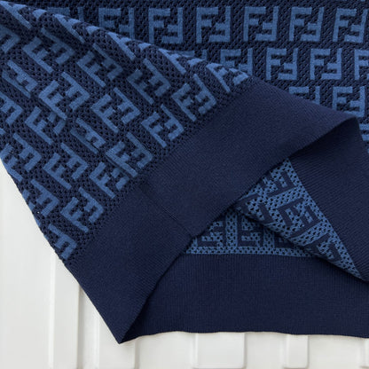 FND Anagram Logo Embroidered Cotton Jersey T-Shirt