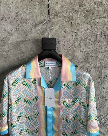 Casablanca Short Silk Shirt