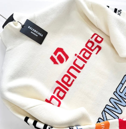 BALE  Black stretch wool blend sweater