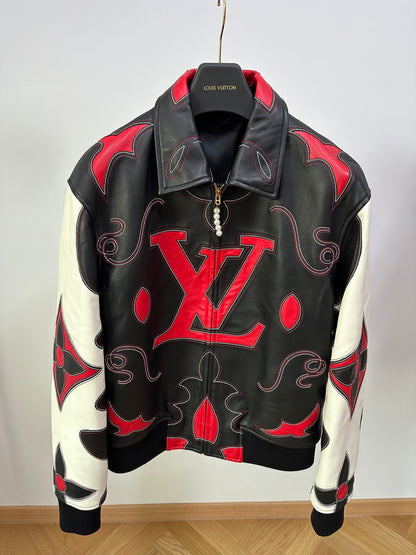 Lv Leather Jacket