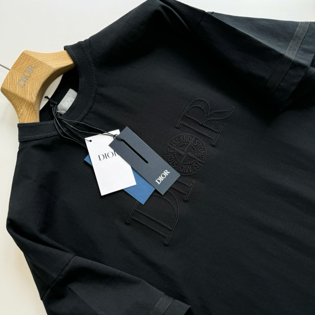 CD x Stone Island Silk Short Sleeve shirt