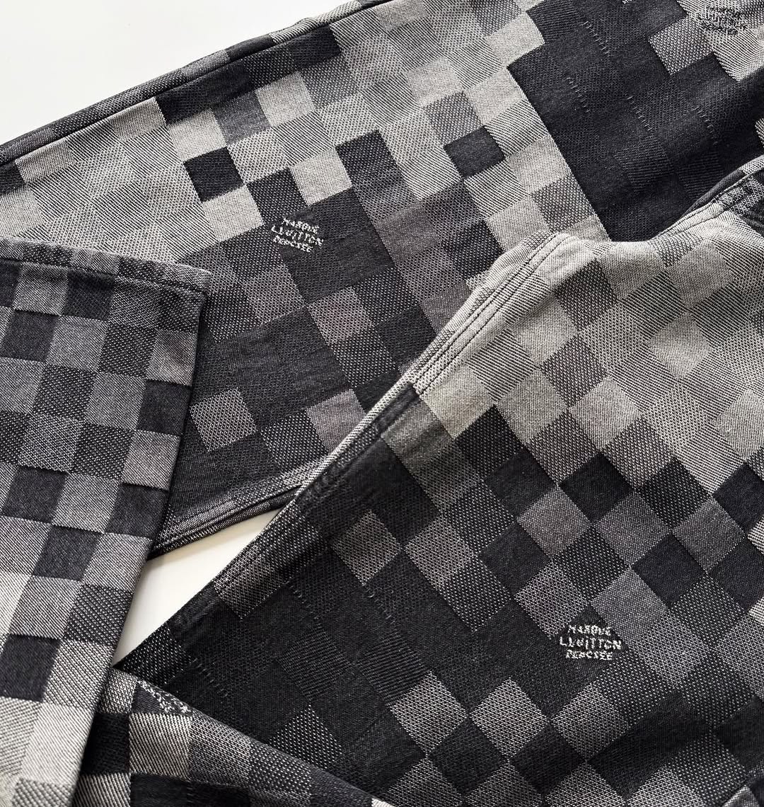 LV Monogram Denim Carpenter Pants