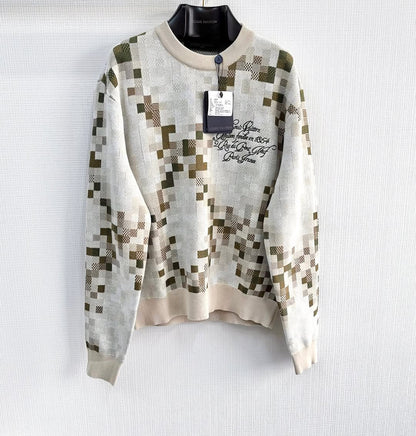 LV Embroidered Cotton Sweatshirt