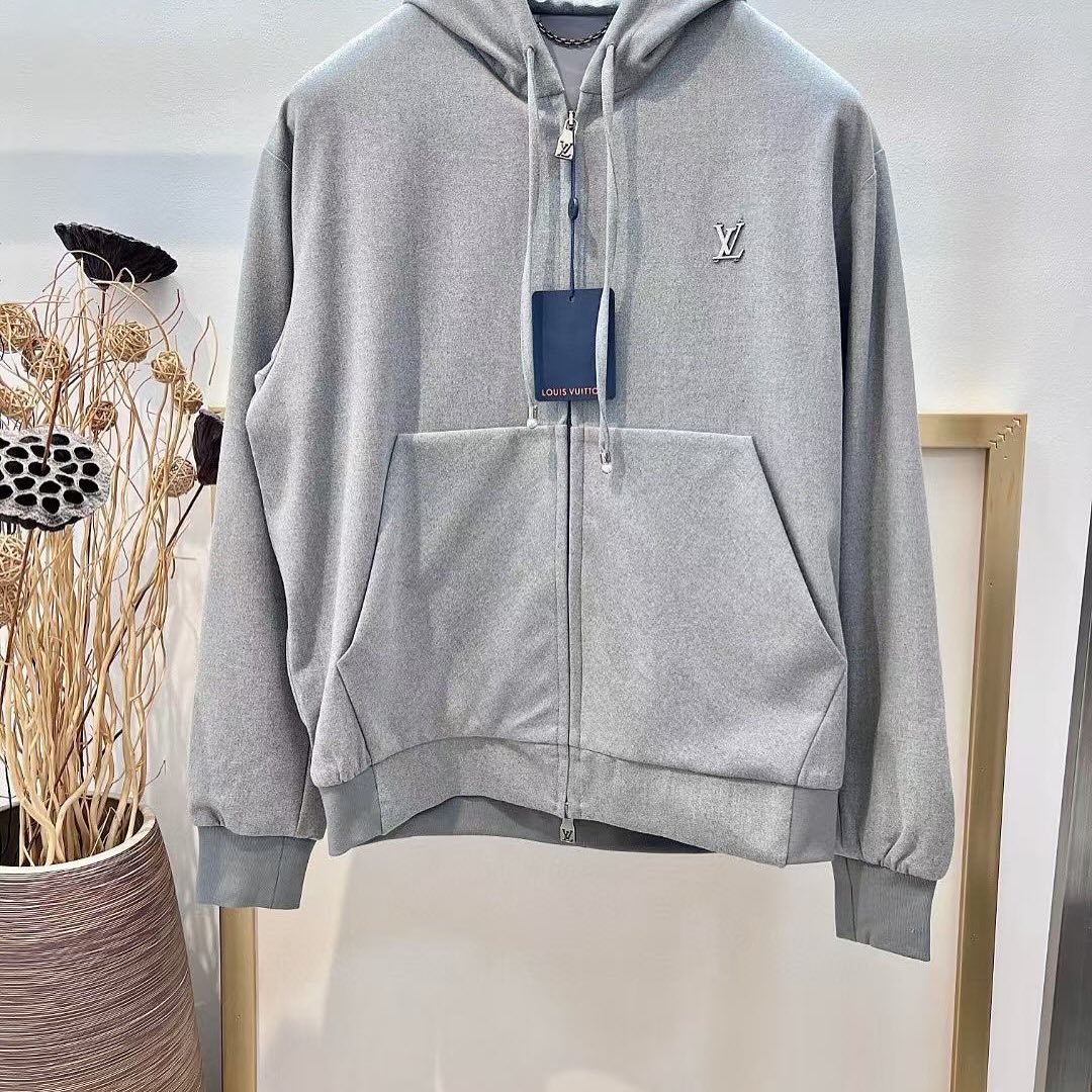 Lv Tailored Technical Wool Hooded Blouson