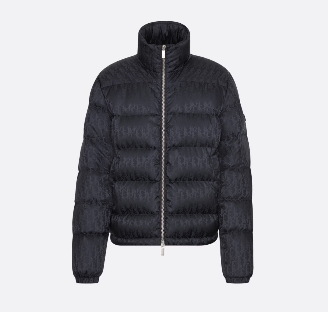 CD OBLIQUE DOWN JACKET BLACK TECHNICAL