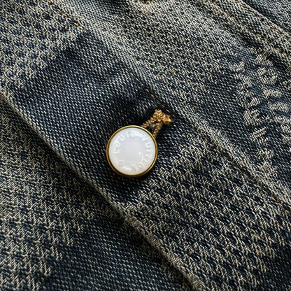 Lv Damier Washed Denim Jacket