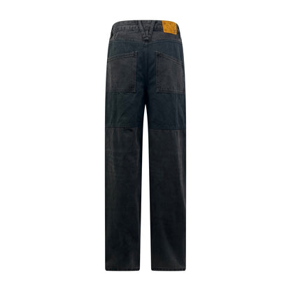 LV Embroidered Denim Pants